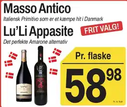ABC Lavpris Masso Antico / Lu'Li Appassite tilbud