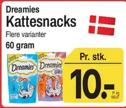 ABC Lavpris Dreamies Kattesnacks tilbud