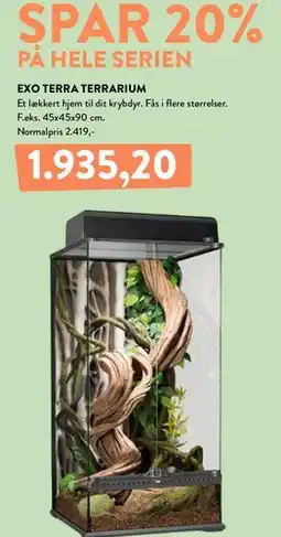 Plantorama Exo Terra Terrarium tilbud
