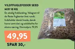 Plantorama Vildtfuglefoder Seed Mix 10 kg tilbud