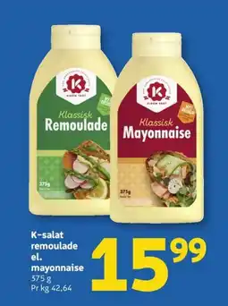 Løvbjerg K-salat remoulade el. mayonnaise tilbud