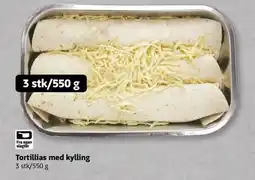 Løvbjerg Tortillias med kylling tilbud