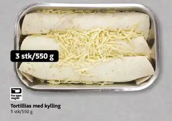 Løvbjerg Tortillias med kylling tilbud