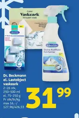 Løvbjerg Dr. Beckmann el. Lastobject vaskeark tilbud