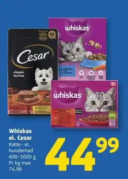 Løvbjerg Whiskas el. Cesar tilbud