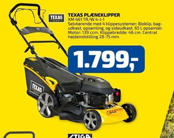 Davidsen Texas plæneklipper tilbud
