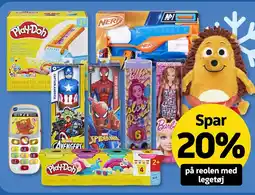 Løvbjerg På reolen med legetøj tilbud