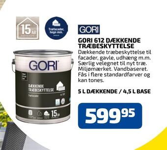 Davidsen Gori 612 dækkende træbeskyttelse tilbud