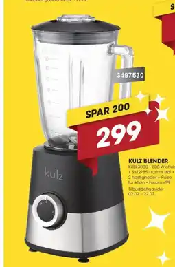 Punkt1 KULZ Blender KUBL3000 tilbud