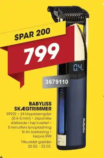 BABYLISS Skægtrimmer S992E