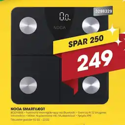 Punkt1 NOOA Smartvægt BODYWISE tilbud