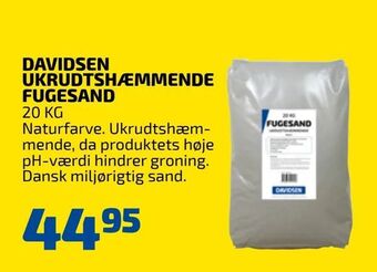 Davidsen Davidsen ukrudtshæmmende fugesand tilbud