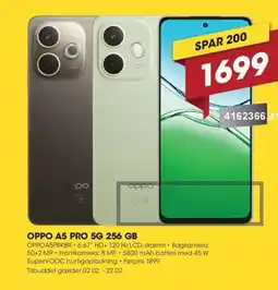 Punkt1 OPPO A5 Pro 5G 256 GB OPPOA5PBKBR tilbud