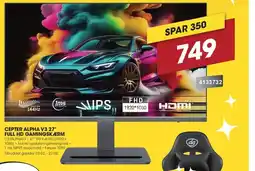 Punkt1 CEPTER Alpha V3 27" full HD gamingskærm C27ALPHAV3 tilbud