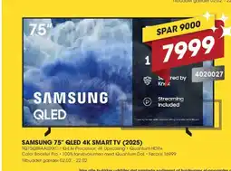 Punkt1 SAMSUNG 75" QLED 4K Smart tv (2025) TQ75Q8FAAUXXC tilbud
