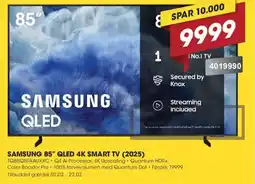 Punkt1 SAMSUNG 85" QLED 4K Smart TV (2025) TQ85Q8FAAUXXC tilbud