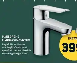Johannes Fog Hansgrohe Håndvaskarmatur tilbud