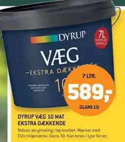 Johannes Fog DYRUP Væg 10 mat ekstra dækkende tilbud
