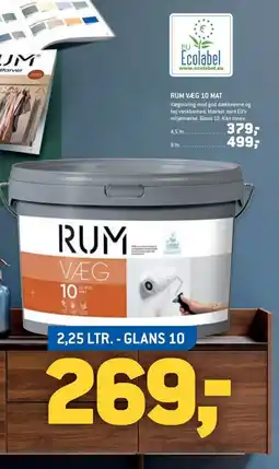 Johannes Fog RUM Væg 10 mat tilbud