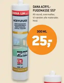 Johannes Fog DANA Acryl- fugemasse 557 tilbud