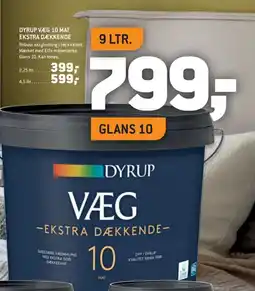 Johannes Fog DYRUP Væg 10 mat ekstra dækkende tilbud