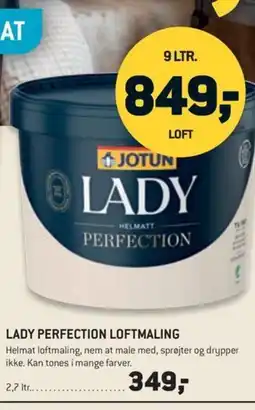 Johannes Fog JOTUN Lady perfection loftmaling tilbud