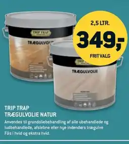 Johannes Fog TRIP TRAP Trægulvolie natur tilbud