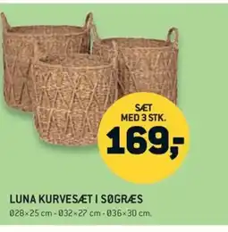 Johannes Fog Luna kurvesæt i søgræs tilbud