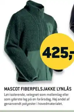 Johannes Fog Mascot Fiberpelsjakke lynlås tilbud