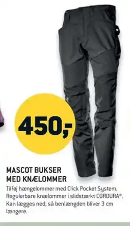 Johannes Fog Mascot bukser med knælommer tilbud