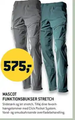 Johannes Fog Mascot Funktionsbukser stretch tilbud