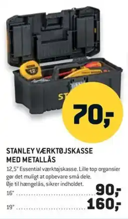 Johannes Fog Stanley Værktøjskasse med metallås tilbud