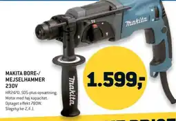 Johannes Fog Makita bore-/ mejselhammer 230 v tilbud