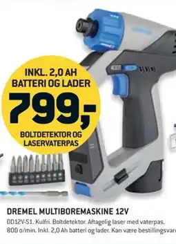 Johannes Fog DREMEL Multiboremaskine 12v tilbud