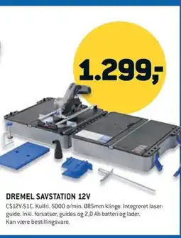 Johannes Fog DREMEL Savstation 12v tilbud