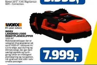 Worx landroid l1000 robotplæneklipper