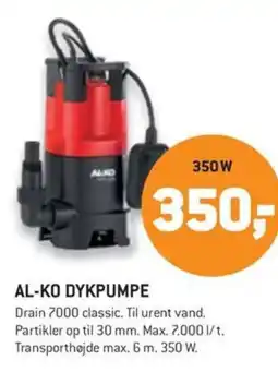 Johannes Fog AL-KO Dykpumpe tilbud