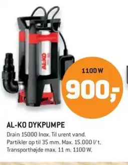 Johannes Fog AL-KO Dykpumpe tilbud