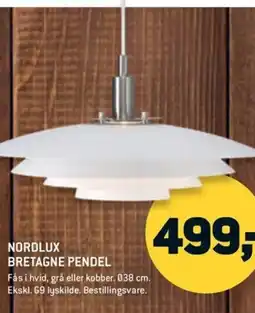 Johannes Fog NORDLUX Bretagne pendel tilbud