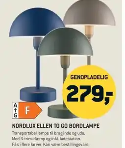 Johannes Fog NORDLUX Ellen to go bordlampe tilbud