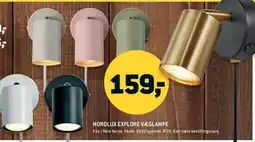Johannes Fog NORDLUX Explore væglampe tilbud