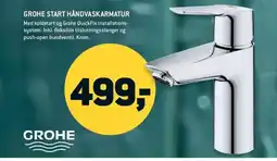 Johannes Fog Grohe Start håndvaskarmatur tilbud