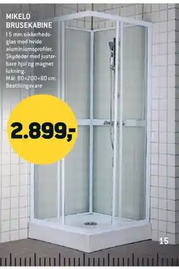 Johannes Fog Mikelo Brusekabine tilbud