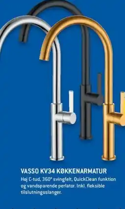 Johannes Fog Vasso KV34 køkkenarmatur tilbud