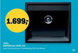 Johannes Fog Juvel køkkenvask nemo 100 tilbud