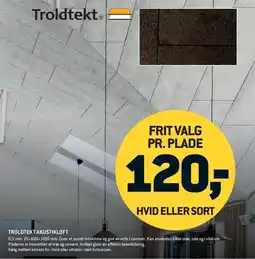 Johannes Fog Troldtekt akustikloft tilbud