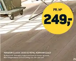 Johannes Fog Parador classic 2030 eg royal korkvinylgulv tilbud