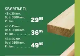 Johannes Fog Spærtræ T1 tilbud