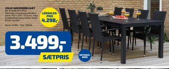 Davidsen Calvi havemøbelsæt tilbud