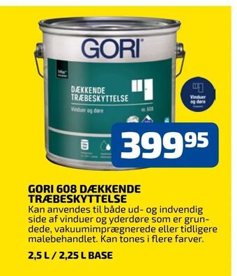 Davidsen Gori 608 dækkende træbeskyttelse tilbud
